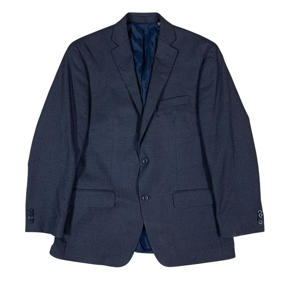 Michael Kors Blazer 40R Houndstooth Stretch Suit‎ Jacket Classic Men's